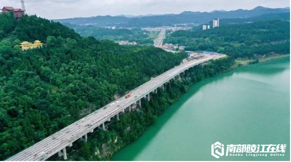 南部茶馆-南部陵江在线城市外环线重要节点工程即将建成 南部县交通骨架加快成型南部陵江在线(1)